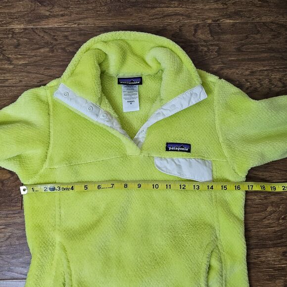 Patagonia Retool Snap T Neon Yellow Fleece Pull Over Size XS - Picture 11 of 11